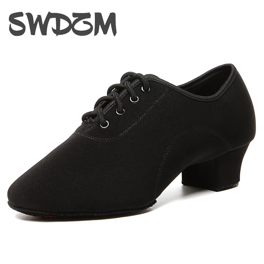 Men Dance Shoes Women Adult Modern Ballroom Shoes for Boys Tango Samba Shoes Modern Dance Sneaker Latin Training Shoes