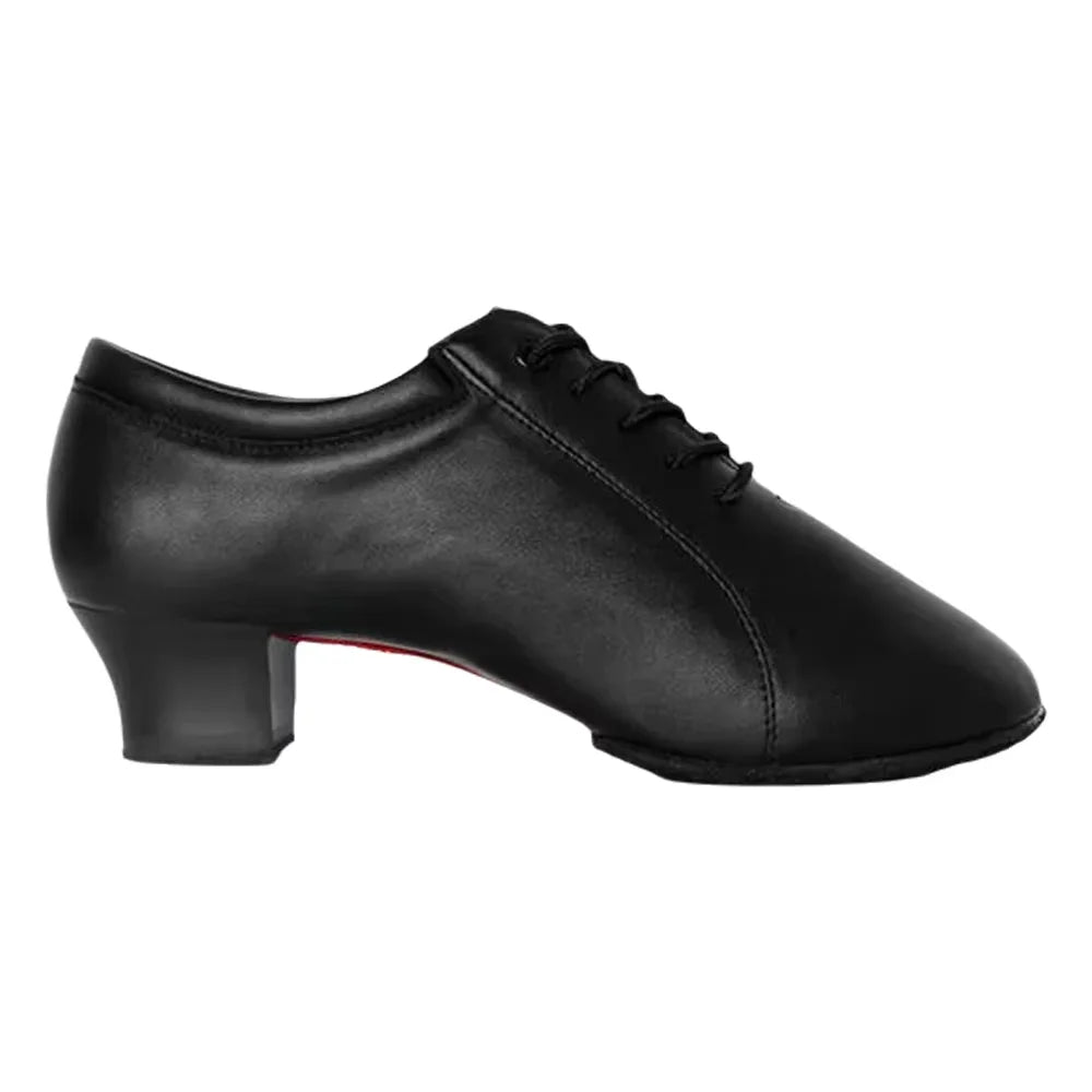 Men Shoes Latin Dance Shoes Adult Two Point Soles Teacher Shoes Soft Dance Shoes Male Oxford Cloth Heel 4.5Cm