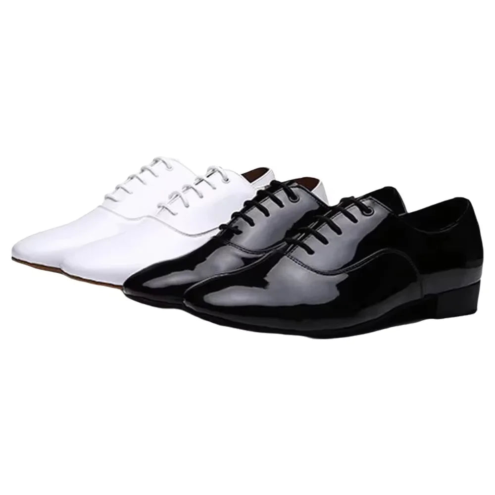 Discount New !! High Quality White Black Men'S Ballroom Dance Shoes/ Salsa Tango Dance Shoes/ Latin Dance Shoes Men