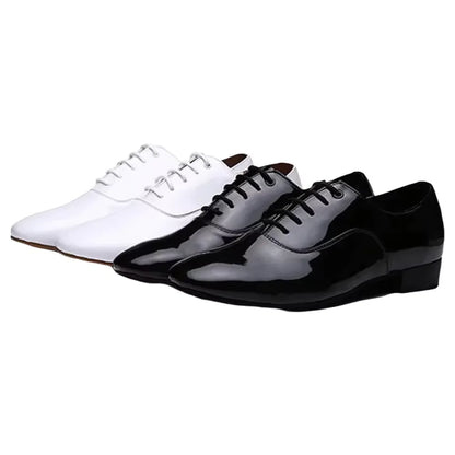 Discount New !! High Quality White Black Men'S Ballroom Dance Shoes/ Salsa Tango Dance Shoes/ Latin Dance Shoes Men