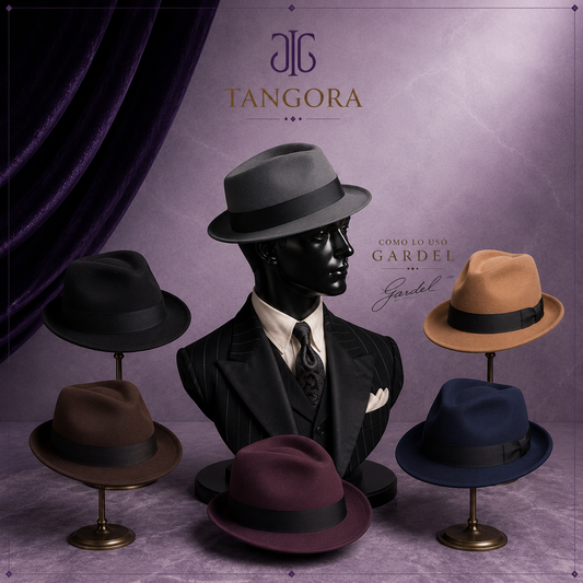 Sombrero Fedora Gardeliano Clásico