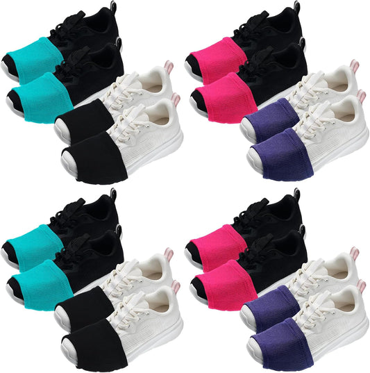 8 Pairs Dance Shoe Covers over Shoes Socks for Dancer Women